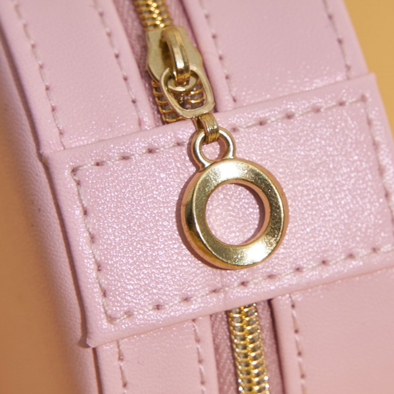 Hộp Đựng Trang Sức Bằng Da PU Thiết Kế Nhỏ Gọn Tiện Dụng