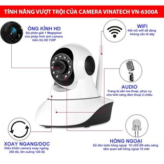 Camera Quan Sát IP Wifi Vinatech VN-6300A Dùng Phần Mềm Xmeye