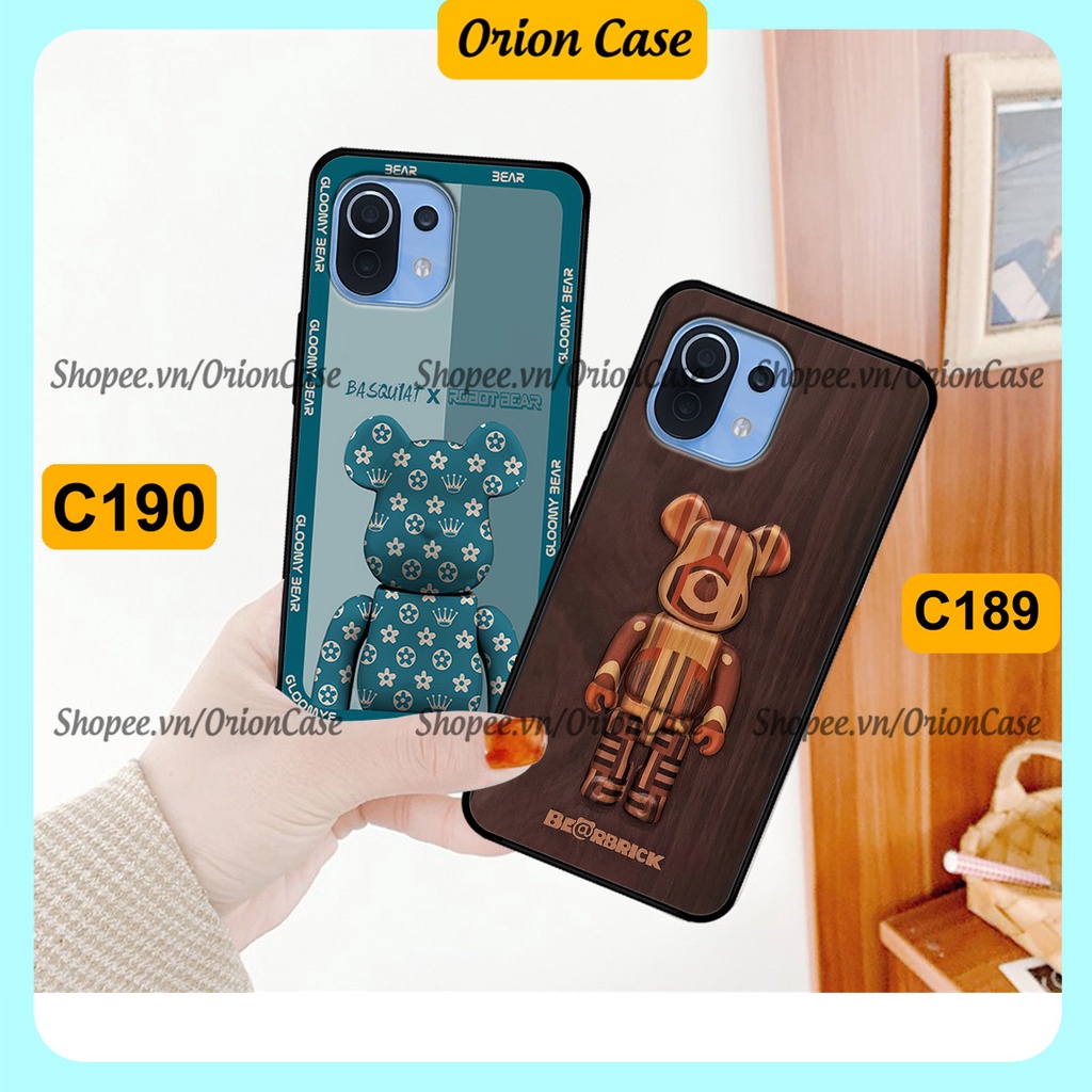 Ốp lưng Xiaomi Mi 11 / Mi 11 Lite in hình bearbrick 3D thời trang, cá tính. ốp chống sốc, bền đẹp