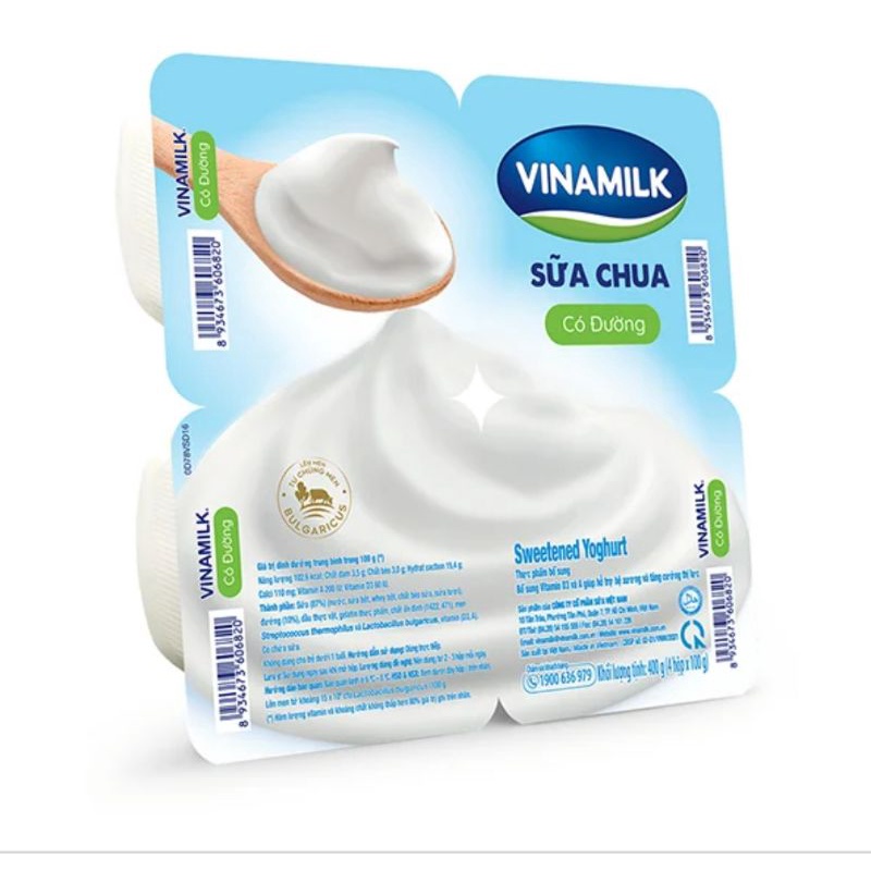 Sưã chua ăn vinamilk các vị lốc 4