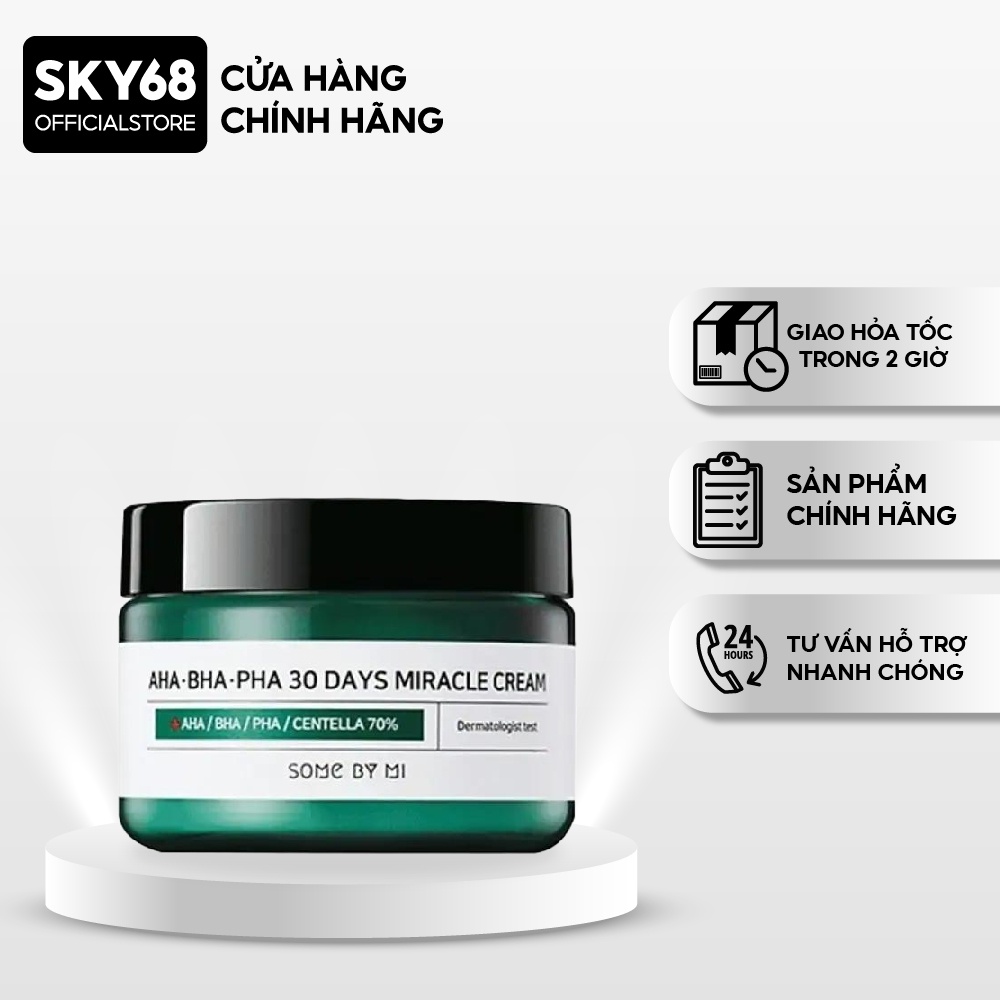 Kem Dưỡng Giảm Mụn Some By Mi AHABHAPHA 30 Days Miracle Cream