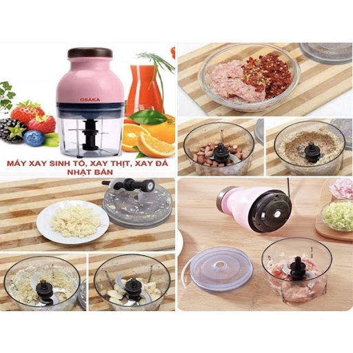 ✔️ FREESHIP  Máy Xay Sinh Tố, Xay Đá, Xay Thịt Đa Năng Cao Cấp Osaka Mẫu 2021