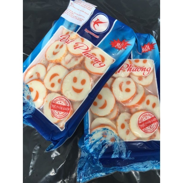 Chả cá surimi mặt cười, 500g