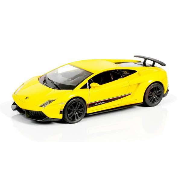 Xe mô hình chạy trớn Lamborghini Gallardo LP570-4 Superleggera (Shiny Yellow & Shiny Red) RMZ-Tỉ lệ 1:36