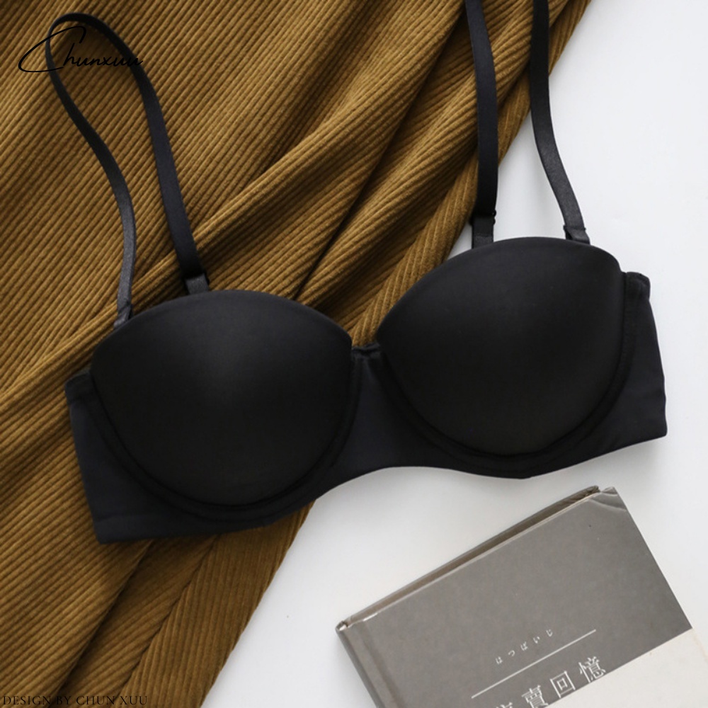 Áo cúp ngực chống tuột, chất vải su mát lạnh đệm dày vừa có gọng nâng đỡ ngực - ChunXuu AV47