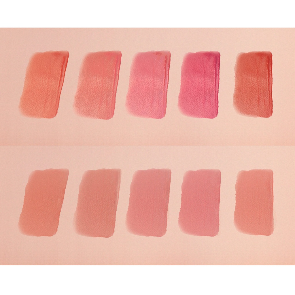 Son Kem Lì Bbia Water Velvet Tint 2.9g  01 02 03 04 05 06 07