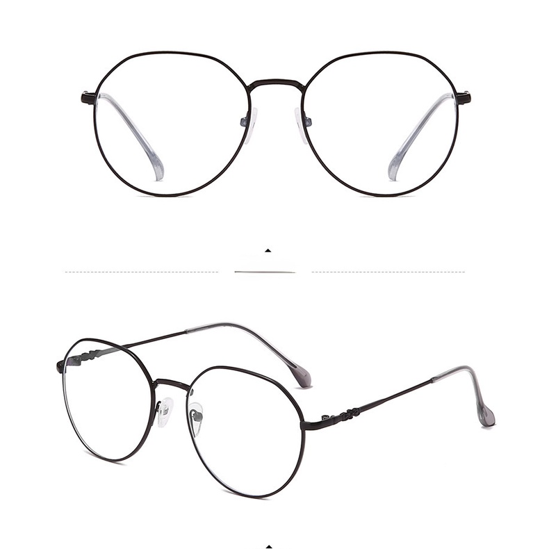 Phiên bản Hàn Quốc kính đọc sách tròn chống xanh chất liệu kim loại kính đọc sách thời trang + 100 ° (+1.00), + 150 ° (+1.50), + 200 ° (+2.00), + 250 ° (+2.50), + 300 ° (+3.00), + 350 ° (+3.50), +400 ° (+4,00)