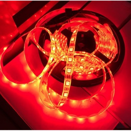 Dây LED Đổi Màu RGB 16 triệu màu  5 mét chống nước có điều khiển , kèm nguồn 12V