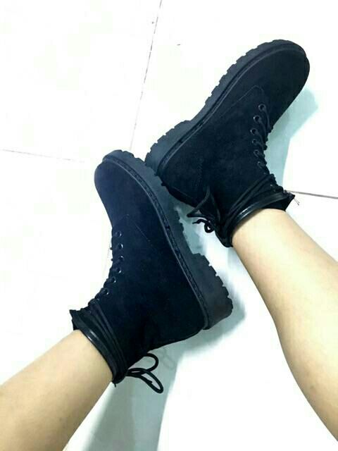 💌(order) Boot ulzzang da lộn đế 2.5cm | BigBuy360 - bigbuy360.vn
