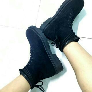 💌(order) Boot ulzzang da lộn đế 2.5cm