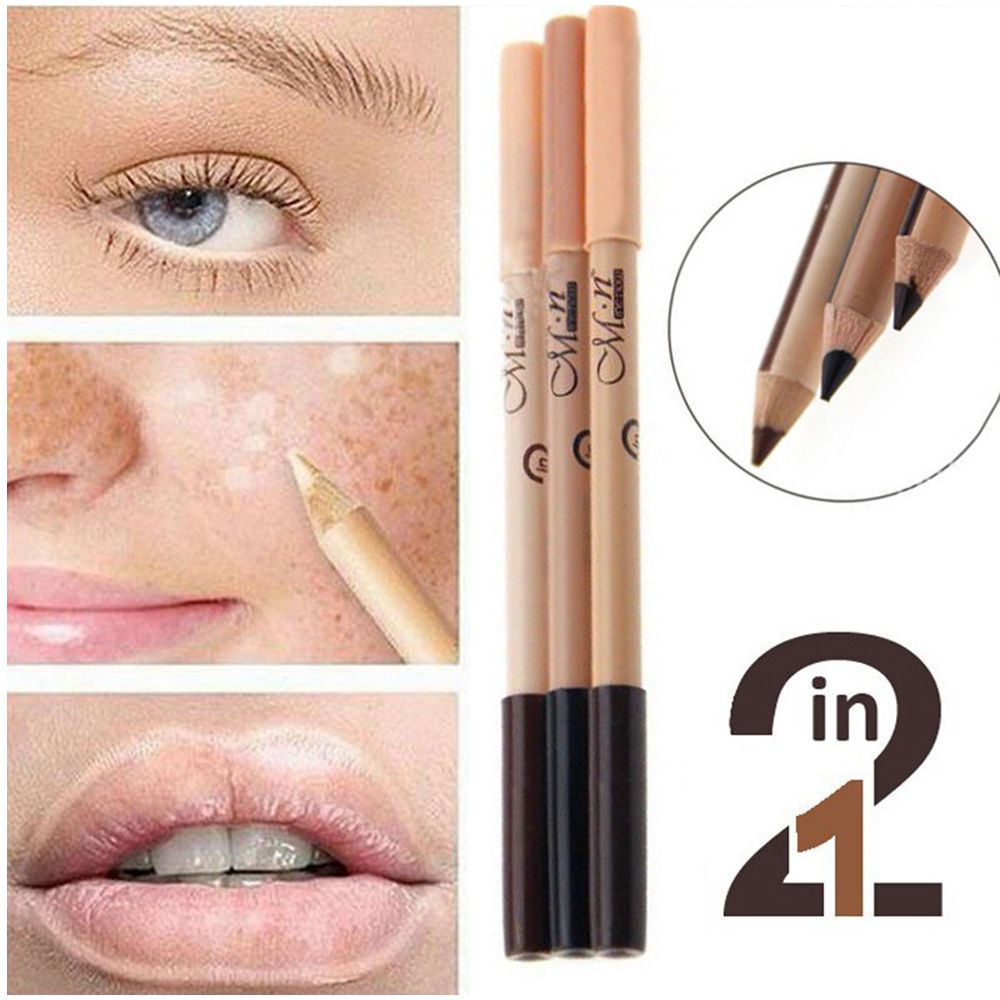 (Hàng Mới Về) Bút Che Khuyết Điểm Kiêm Tạo Khối Hai Đầu Lâu Trôi Chống Thấm Nước Trang Điểm Chuyên Nghiệp | BigBuy360 - bigbuy360.vn