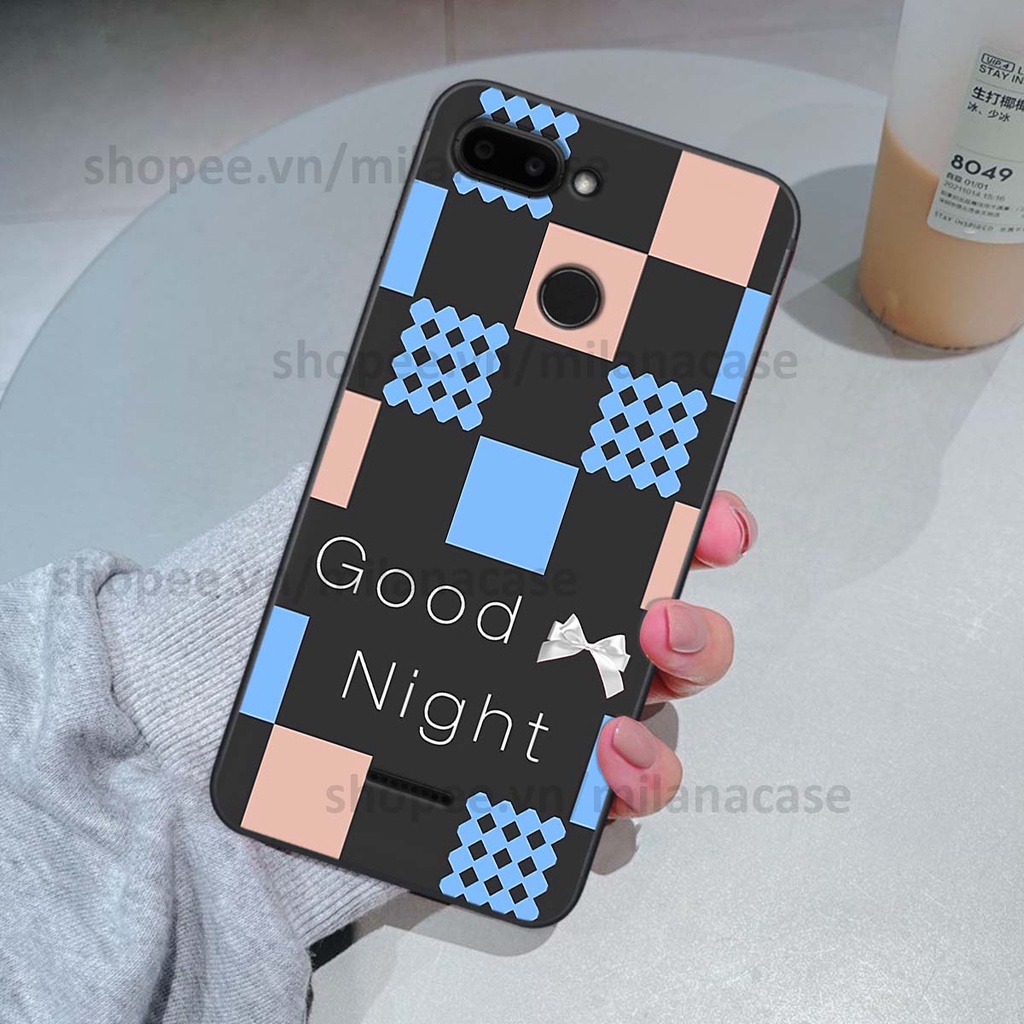 Ốp Xiaomi Redmi 6 caro họa tiết nhiều màu sắc siêu đẹp thời trang cá tính