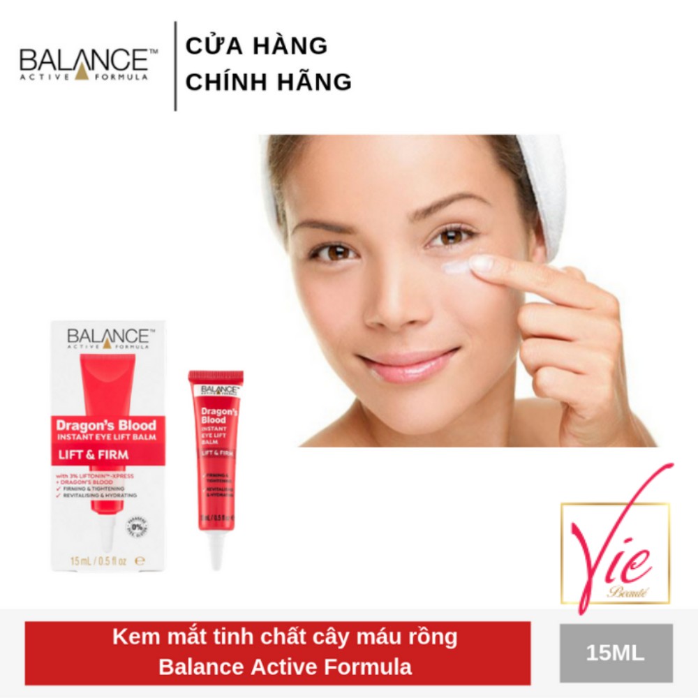 Kem Mắt Balance Máu Rồng Căng Da Balance Active Formula Dragon's Blood Instant Eye Lift Balm 15ml