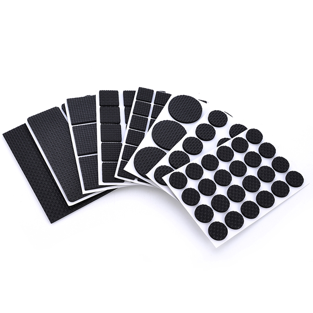 FOREVER 1/2/6/15/24PCS Table Soft Chair Fittings Self-adhesive Bumper Furniture Leg Pads