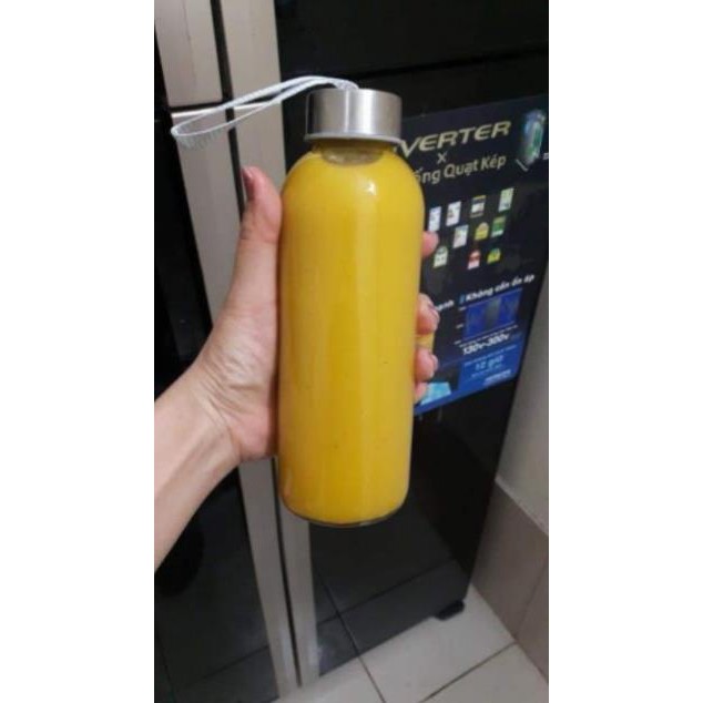 Sét 5 bình thủy tinh đựng nước detox 500ml - Healthy