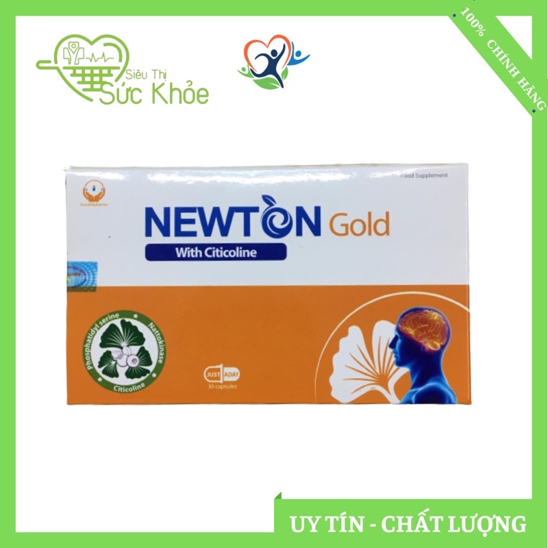 Bổ não Newton Gold, Tăng cường tuần hoàn não, Tăng cường trí nhớ giảm đau đầu bổ huyết dưỡng não