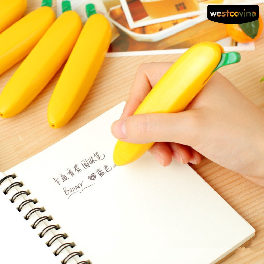 [Hot]✍Bút Bi Hình Quả Chuối Vàng Dễ Thương Dành Cho Học Sinh