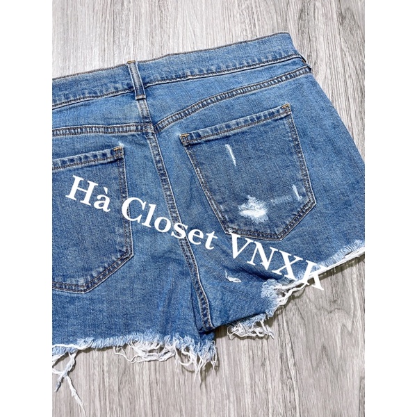 Quần Short Jean Nữ Old N@vì