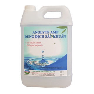 Dung dịch sát khuẩn Anolyte - Thương hiệu AMP - 100% tự nhiên - Can 5 lít thumbnail