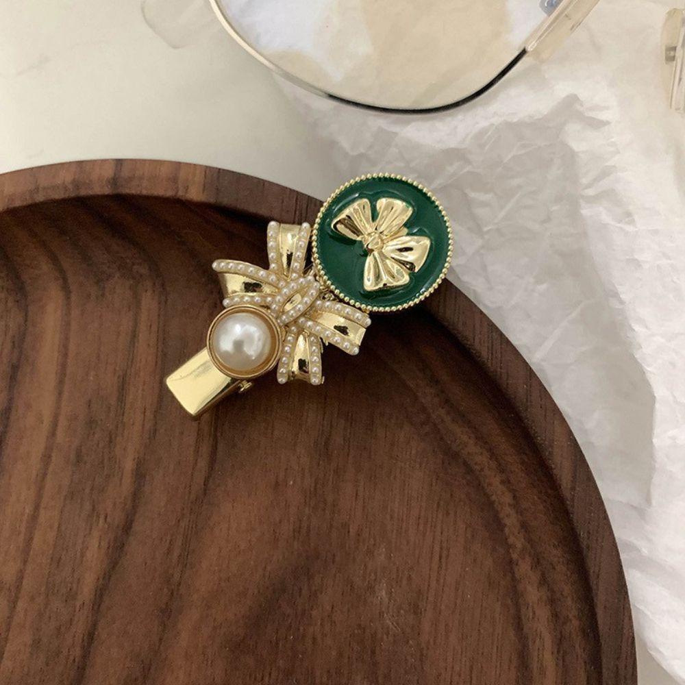 Kẹp Tóc Mỏ Vịt Phong Cách Retro Thanh Lịch Dành Cho Nữ