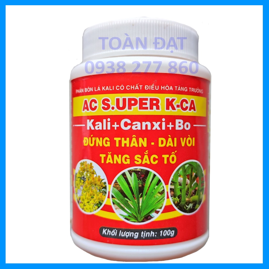 Phân Bón Super CANXI lọ 100ml, Siêu Kali Canxi-Bo chống rụng hoa trái non, chống nứt thối trái