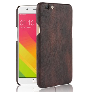 New for oppo f1s/a59 case 5.5 inch pu wood leather grain hard shell back cover