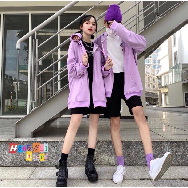 Áo Hoodie Tím Thêu Tim Ngực Hot | BigBuy360 - bigbuy360.vn