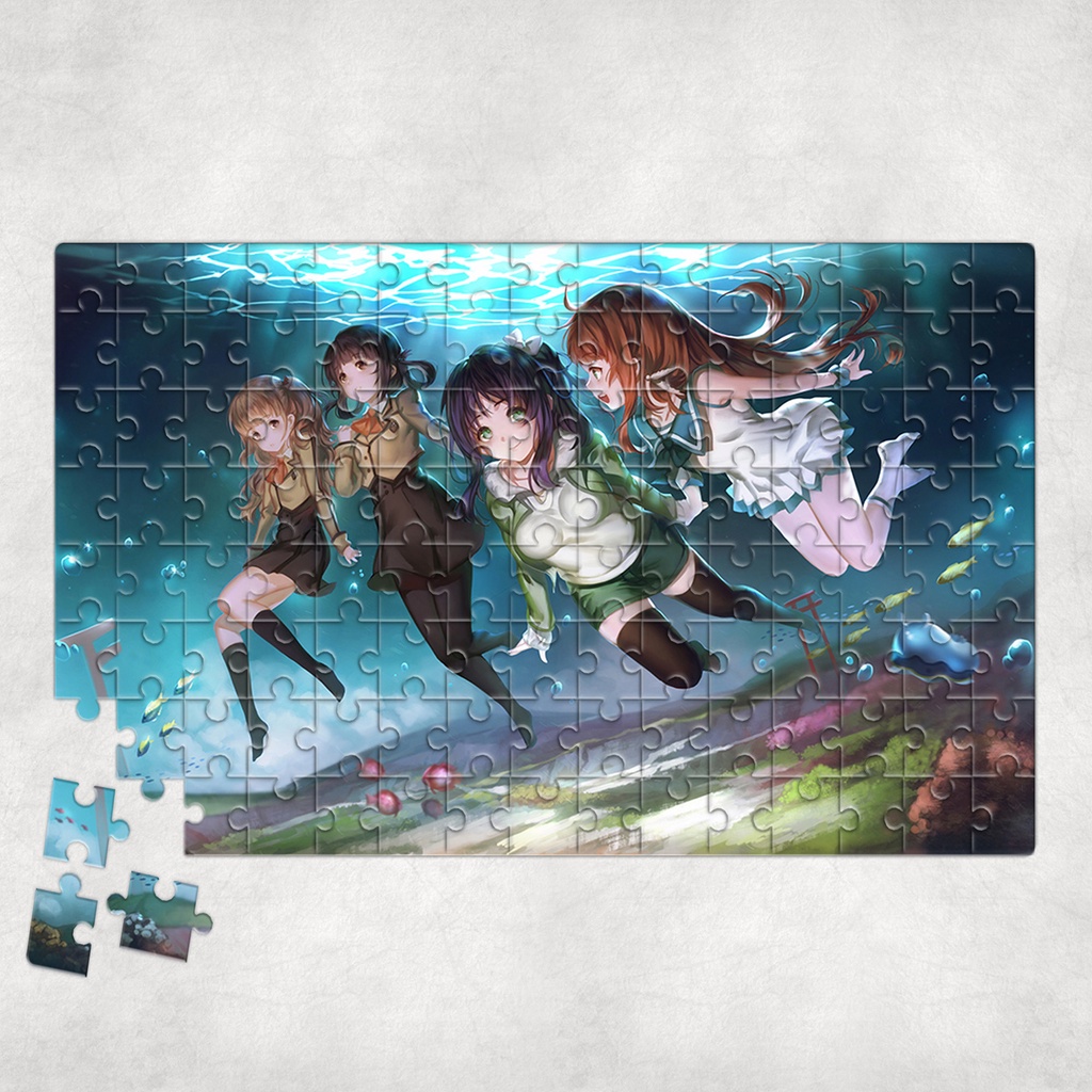 Tranh ghép hình A4, A5 Anime, xếp hình NAGI NO ASUKARA - Mẫu 1
