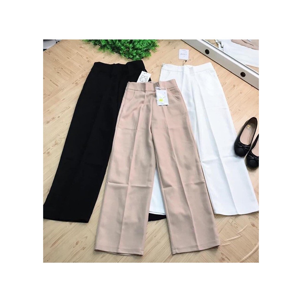 KHÓA BÊN SƯỜN, QUẦN ỐNG RỘNG Nữ, Lưng Cao, Có Big Size Oversize lên tới 88KG