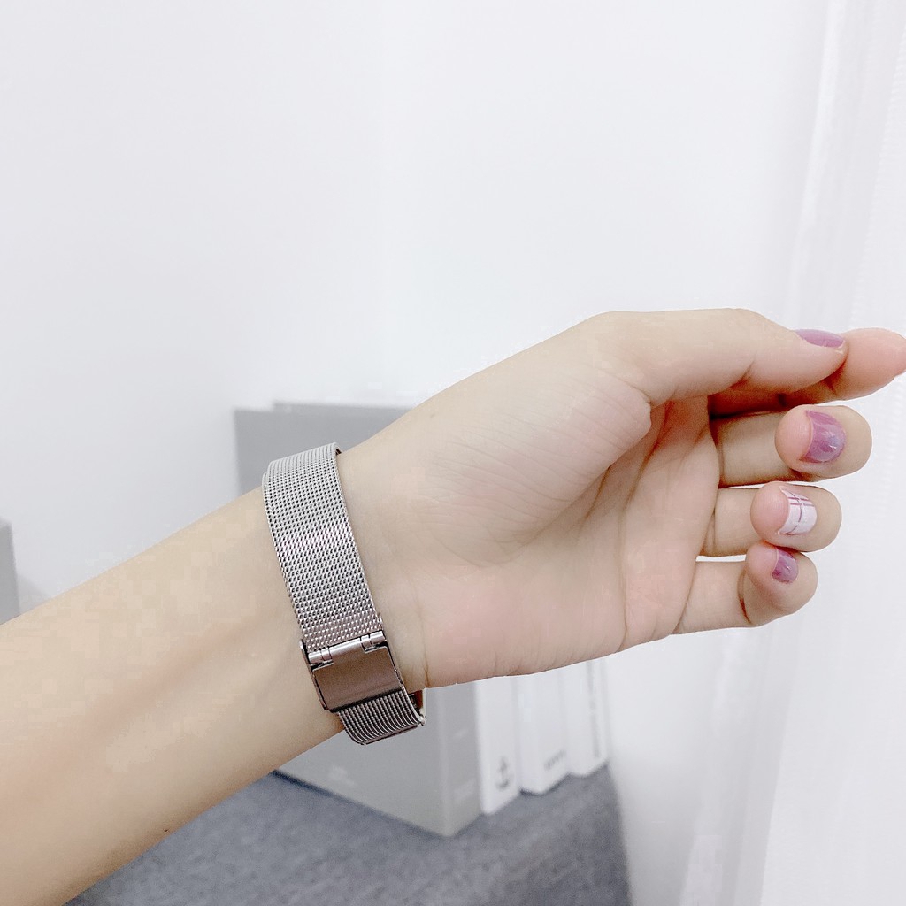 Dây đeo kim loại Milanese cho for Xiaomi Mi Band 5 6 Miband 6 5 for Xiaomi