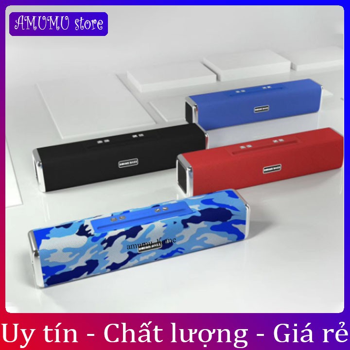 Loa Bluetooth Bass Mạnh Bombass L8, Loa Bluetooth Mini Sang Trọng [video quay thật]