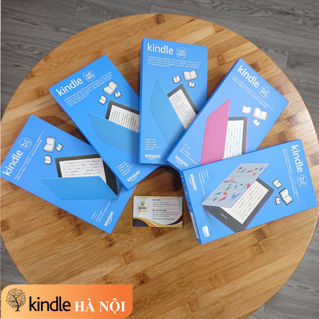  Máy đọc sách Kindle Kid Edditon bộ nhớ 8GB, tài khoản Amazon Freetime, Bluetooth, Audible 