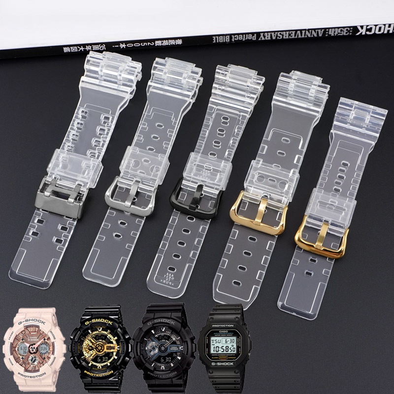 Dây Đeo Trong Suốt Chất Lượng Cao Cho Đồng Hồ Casio DW-5600 GA110/100/120/400/700