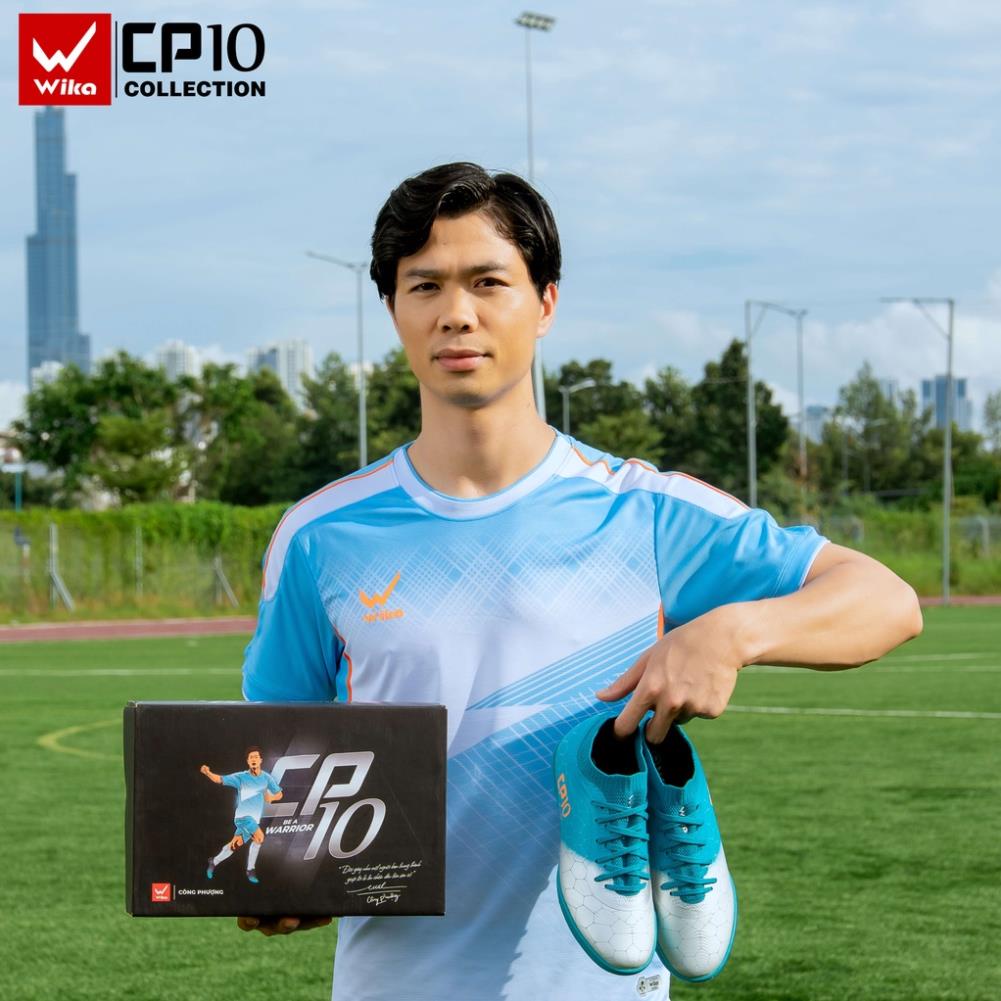 Giày Đá Bóng WIKA CP10 Collection Chính Hãng Chất Liệu Da Microfiber, Họa Tiết Độc Đáo, Cổ Giày Vải Sợi Dệt Ôm Chân 2021