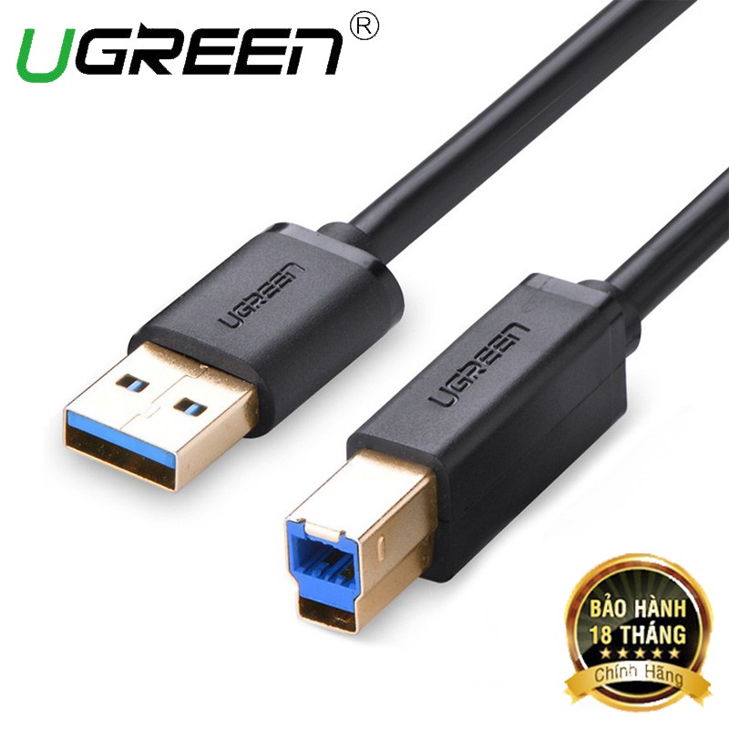 Cáp Máy In USB 3.0 Ugreen 10372 dài 2M chính hãng - Hapustore