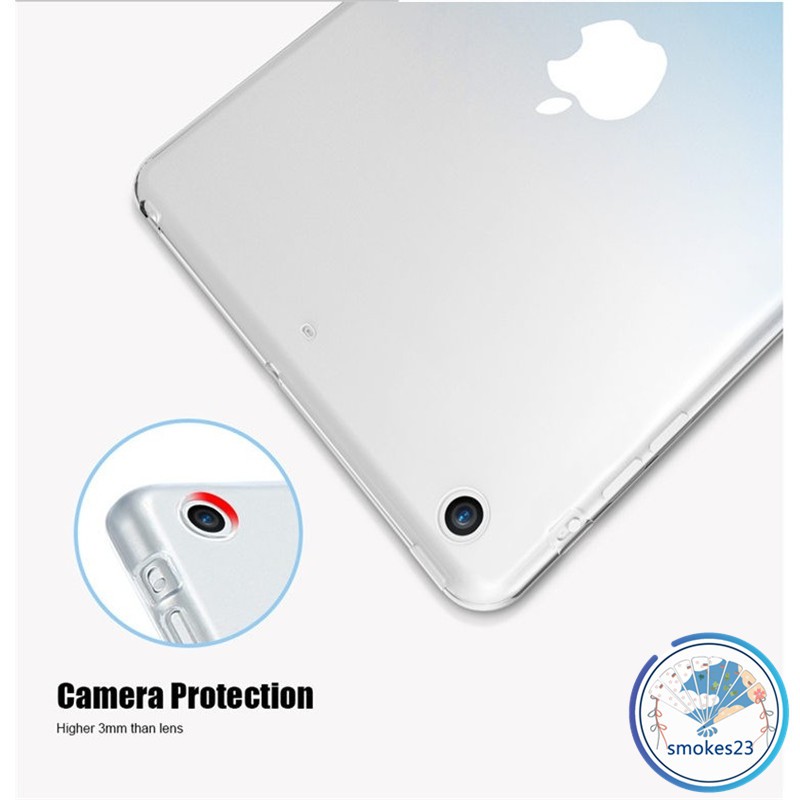 Ốp máy tính bảng trong suốt màu gradient đẹp mắt bảo vệ cho iPad 9.7 2017 2018