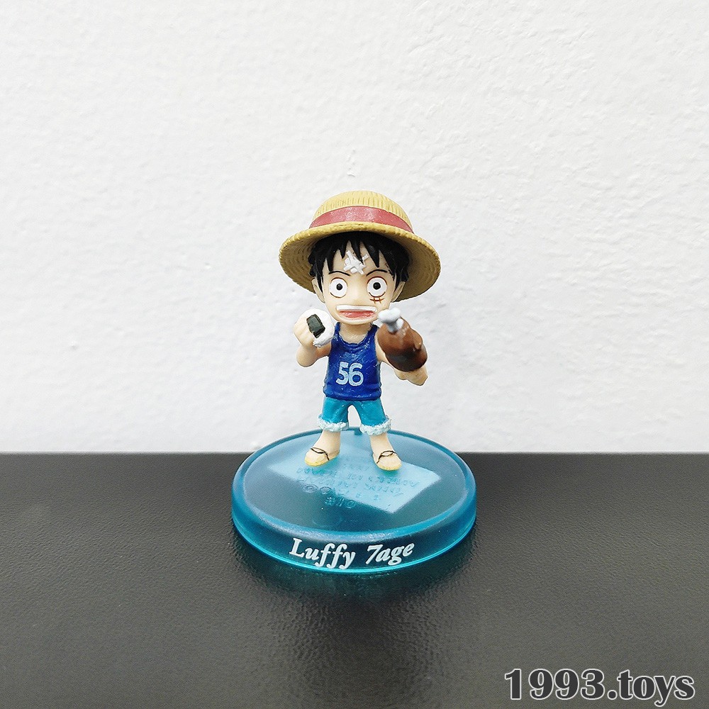 Mô hình chính hãng Bandai figure One Piece Collection Super Deformed SD Vol.17 FC17 - Luffy 7age (Áo xanh)