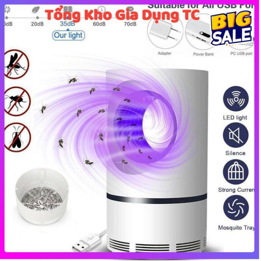 Đèn bắt muỗi, máy bắt muỗi thông minh không hóa chất không gây ồn tốt cho sức khỏe kèm theo sạc