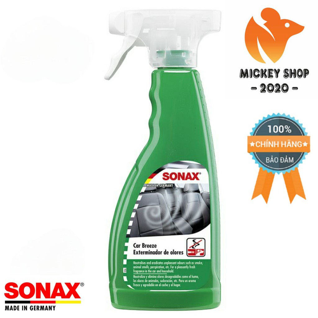 [CAO CẤP] Dung Dịch Khử Mùi Trong Nội Thất SONAX Car Breeze Smoke-Ex 500 ml 292241