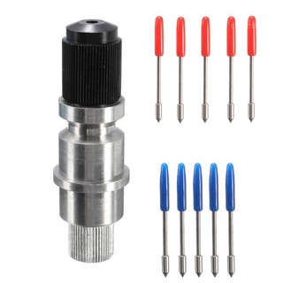 Giá đỡ bền bỉ kèm 10 lưỡi cưa cho máy cắt graphtec vinyl