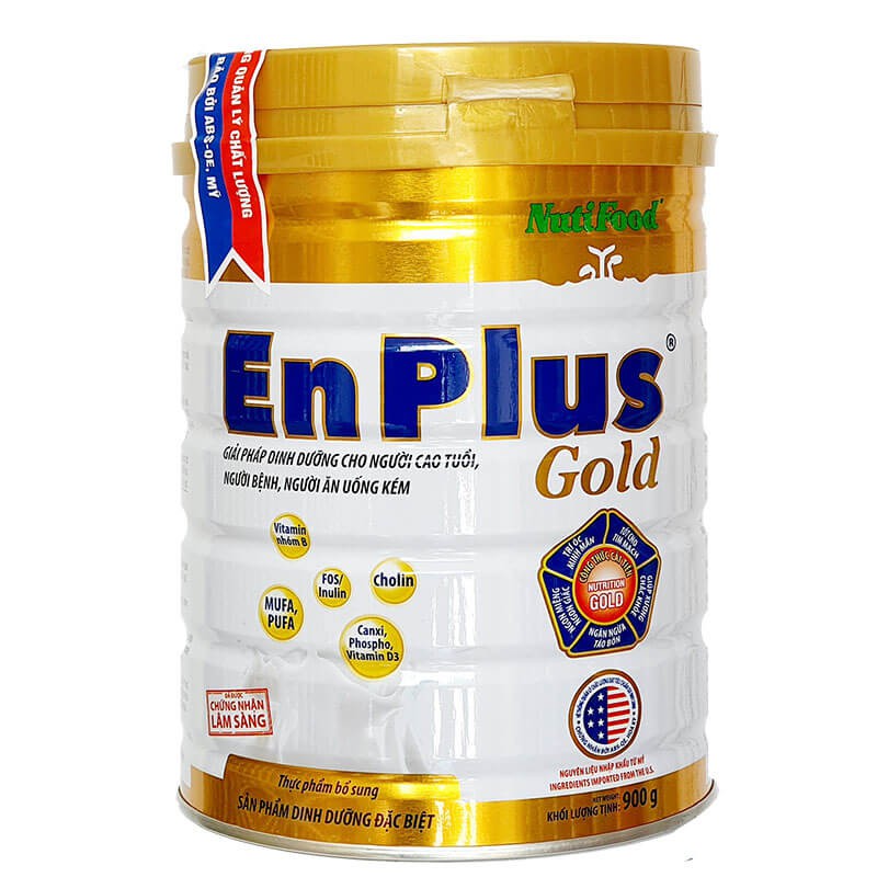 Sữa bột Nuti Enplus gold 900g (cho người cao tuổi, người ốm)