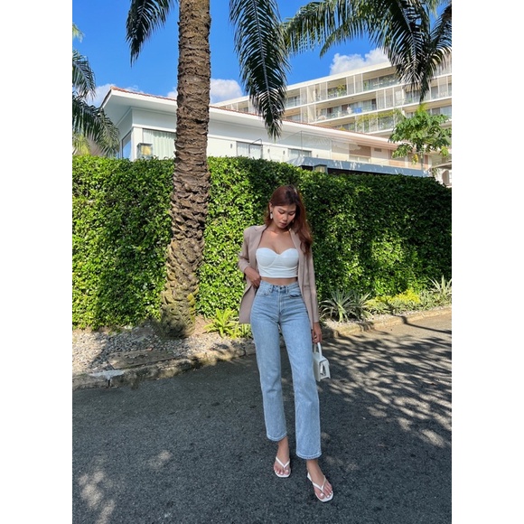 Quần jean ống suông nữ REVERCLOTHINGS Boyfriend Jeans