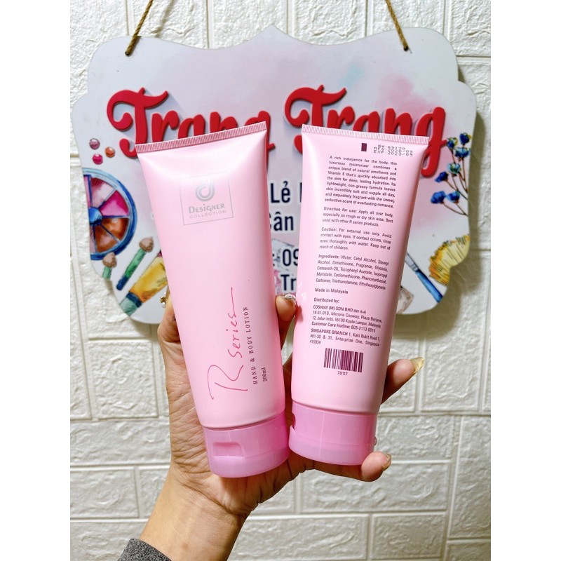 DƯỠNG THỂ RSERIES MỊN DA & TRẮNG HỒNG ( chuẩn thái )