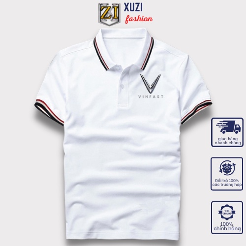 áo polo nam nữ vinfast , áo thun có cổ chính hãng chất cotton cá xấu co dãn 4 chiều thấm hút mồ hôi thời trang công sở