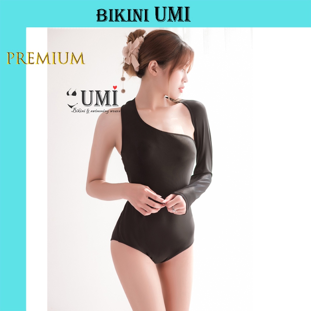 Bikini Bộ Bơi 1 mảnh Liền Thân Một Ống Tay-cực tôn dáng siu sang chảnh- BIKINISTORE Bộ Sưu Tập Đồ Bơi Nữ