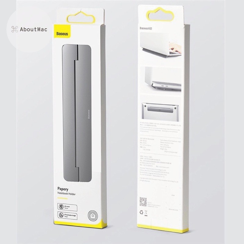 Đế Tản Nhiệt Cho Laptop Macbook Dạng Xếp Dán Đế Máy Baseus Papery Notebook Holder
