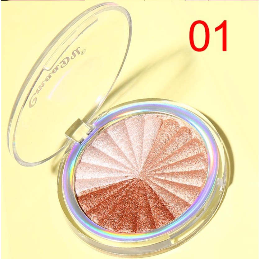 CmaaDu Baking Powder High Gloss Powder Enhancement Silhouette Trimming Pressed Powder Contour Face Powder YKTFQ