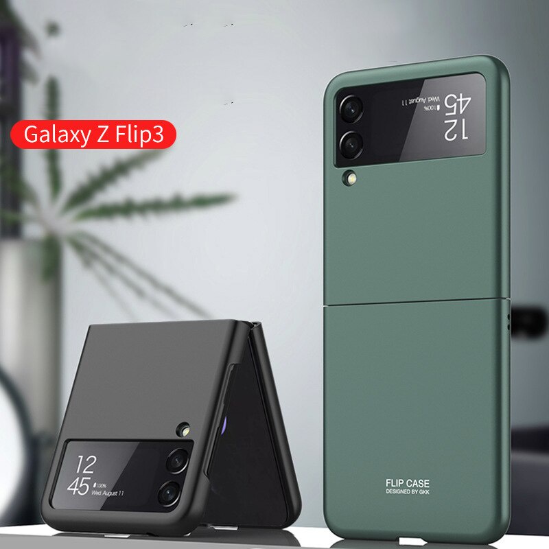 Ốp điện thoại siêu mỏng da cứng cho Samsung Z Flip 3 2021