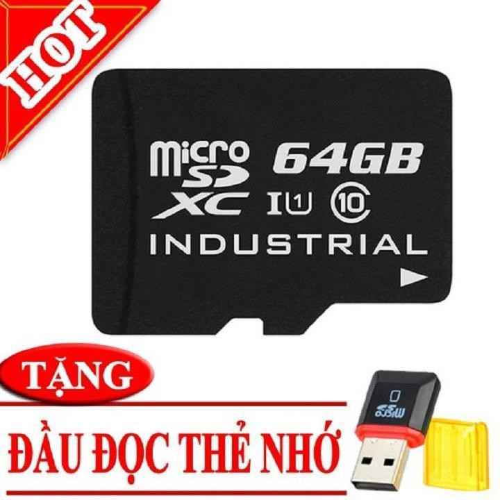 [ SALE CỰC LỚN]C -THẺ NHỚ MICRO SD 64GB TẶNG ĐẦU ĐỌC THẺ