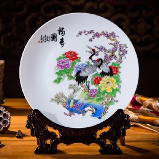 Đĩa tranh sứ Giang Tây